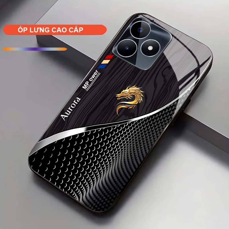 Ốp Lưng cho REALME C53 Cao Cấp – Thiết Kế Rồng Vàng May Mắn, Sang Trọng, Chống Trầy, Bền Đẹp
