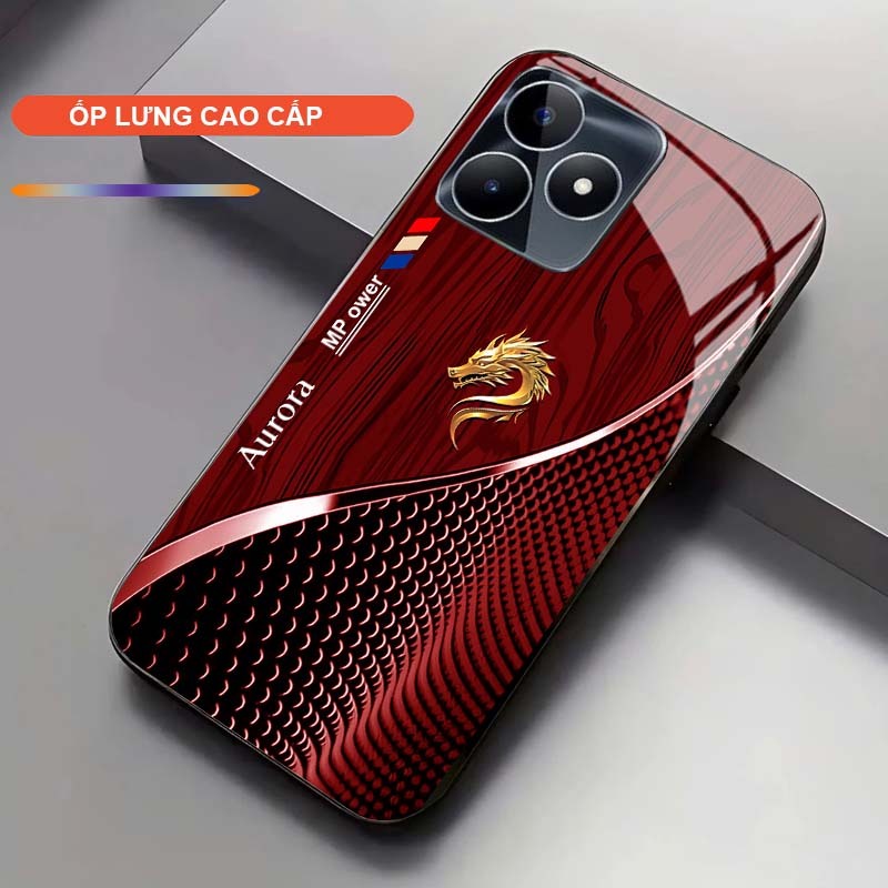 Ốp Lưng cho REALME C53 Cao Cấp – Thiết Kế Rồng Vàng May Mắn, Sang Trọng, Chống Trầy, Bền Đẹp