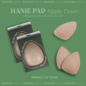Miếng Dán Ngực Silicon Hình Tam Giác Nhiệt Tự Thân Không Keo Siêu Mỏng Dính Tàng Hình HaniePad - s.ỉ sl.ll