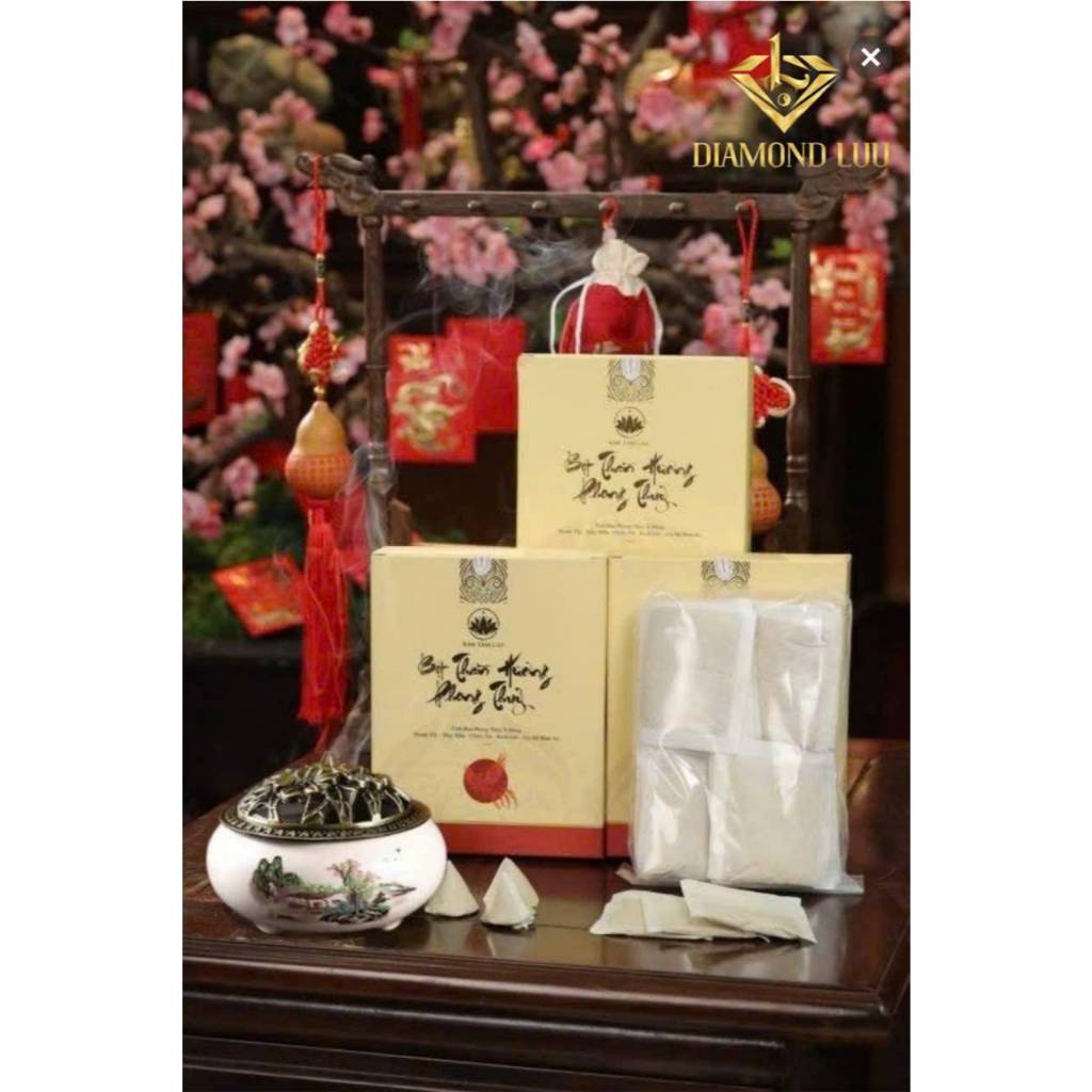 COMBO BỘT THẦN HƯƠNG VÀ NHANG CỔ MỘC HƯƠNG Tự Nhiên Trầm Quế Trắc Gỗ Mộc Hương Thanh Lọc Không Khí Hỗ Trợ Th