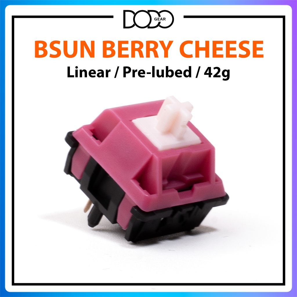 Switch BSUN Berry Cheese 5 PIN Linear 42g công tắc bàn phím Switch BSUN ...