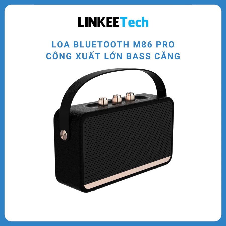 Loa Bluetooth M86 Pro Nhỏ Gọn Tiện Lợi Hỗ trợ thẻ Micro SD Hàng Chính Hãng - LINKEETECH