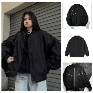 Áo Khoác Bomber Jacket Nam Nữ Chất Gió 2 2 Lớp Unisex Các Mẫu Hotrend 2026