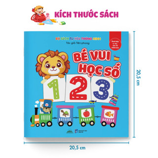 Bộ 4 Cuốn Sách Tô Xóa Thông Minh – Bé Vui Học Số, Bé Vui Học Chữ, Bé Vui Tập Viết, Bé Tập Vẽ Hình Khối & Màu Sắc - Tặng