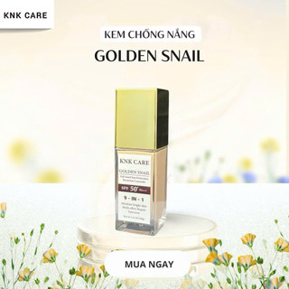 Kem chống nắng Mỏng nhẹ thoáng mịn SPF 50+/Kem GOLDEN SNAIL dưỡng trắng Cấp ẩm cho mọi loại da