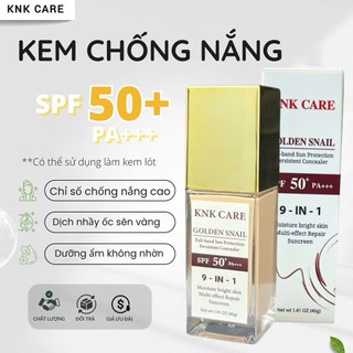 Kem chống nắng Mỏng nhẹ thoáng mịn SPF 50+/Kem GOLDEN SNAIL dưỡng trắng Cấp ẩm cho mọi loại da