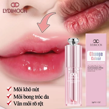 Son đổi màu theo nhiệt độ Cứu tinh cho môi khô - dưỡng môi - làm sáng màu môi Son môi & son dưỡng môi 2 trong 1 3G/thỏi