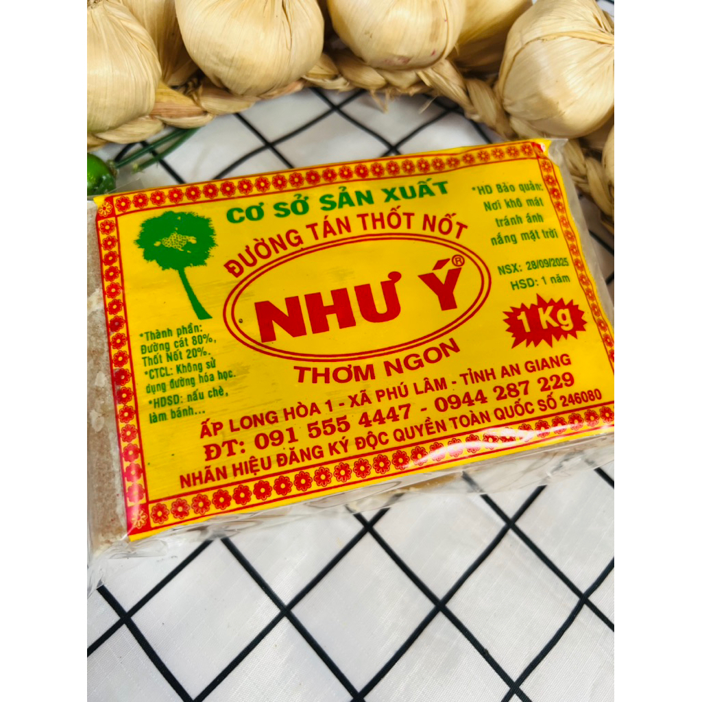 ĐƯỜNG TÁN THỐT NỐT NHƯ Ý 1KG
