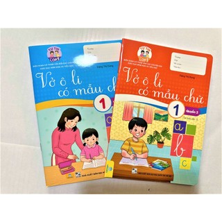 Sách - Combo 2 cuốn Vở Ô Li Có Mẫu Chữ - Đặng Thị Dung - Ndbooks
