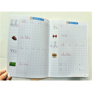 Sách - Combo 2 cuốn Vở Ô Li Có Mẫu Chữ - Đặng Thị Dung - Ndbooks