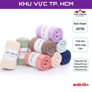 Combo 3 Khăn mặt lông cừu Hàn Quốc - Mềm mịn, thấm hút