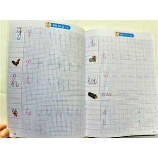 Sách - Combo 2 cuốn Vở Ô Li Có Mẫu Chữ - Đặng Thị Dung - Ndbooks