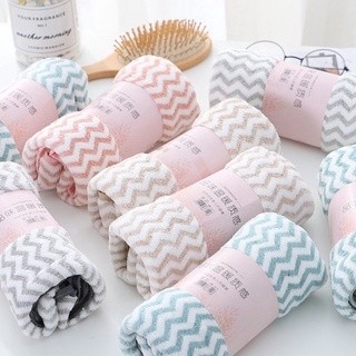 Combo 3 [Kẻ sọc] Khăn mặt xuất Hàn Quốc, kích thước 50x30cm - Siêu mềm mịn, siêu thấm hút