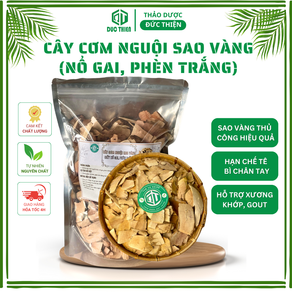500g Cây Cơm Nguội Sao Vàng (Phèn Trắng, Nổ Gai) Thảo Dược Đức Thiện, Hỗ Trợ Vận Động Linh Hoạt Khớp
