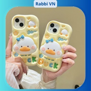 Ốp lưng iphone Vịt có giá đỡ hot trend Cho 6plus/7plus/x/xs/xsm/11/12/13/14/15/16/pro/plus/promax RABBI SLC