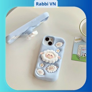 Ốp lưng iphone Cừu có giá đỡ hot trend Cho 6plus/7plus/x/xs/xsm/11/12/13/14/15/16/pro/plus/promax RABBI SLC