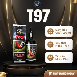 Dinh Dưỡng T97 100ml thuốc nuôi tăng b.o cho Gà, Canxi và Vitamin - Sáng Bóng Lông Cho Gà