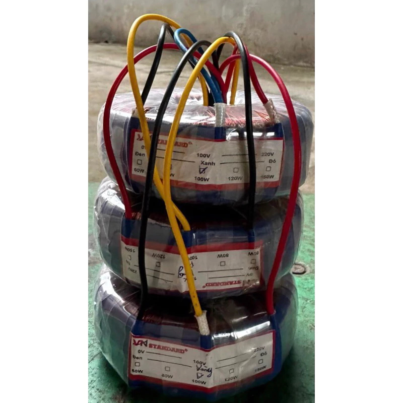 Bộ đổi nguồn chuyển đổi  220V sang 110V dây đồng 100% dùng cho quạt lọc khí nội địa Nhật công suất 60W-200W
