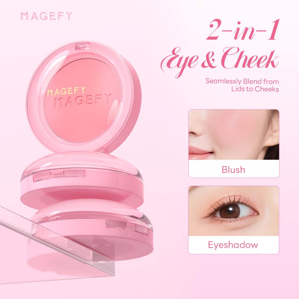 MAGEFY Phấn Má Hồng Đơn Sắc , Tự Nhiên, Lên Màu Chuẩn, Lâu Trôi, 8 Màu Có Sẵn F05