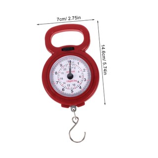 Cân Điện Tử Mini YATASMART Cần Cầm Tay, 10Kg Cơ Học Có Móc Treo Lò Xo , Độ Chính Xác Cao
