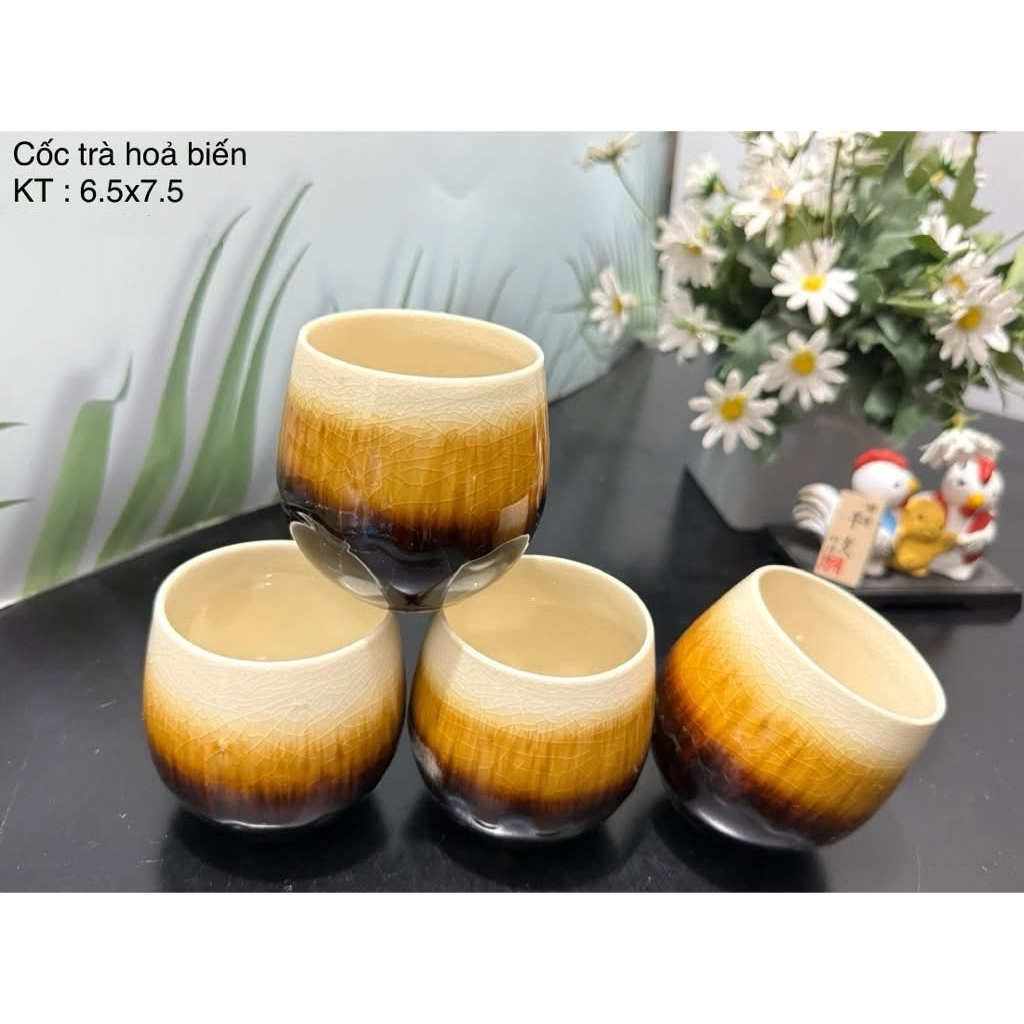 (Ảnh thật) Gốm Nhật 2hand/Gốm Nhật kiểu dáng/ Set chén trà Nhật màu sắc nhã nhặn