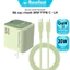 Bộ Sạc Nhanh Basefast GaN3 20W 30W Củ Sạc Mini Kèm Cáp Silicone Cho X/11/12/13/14 Pro Max