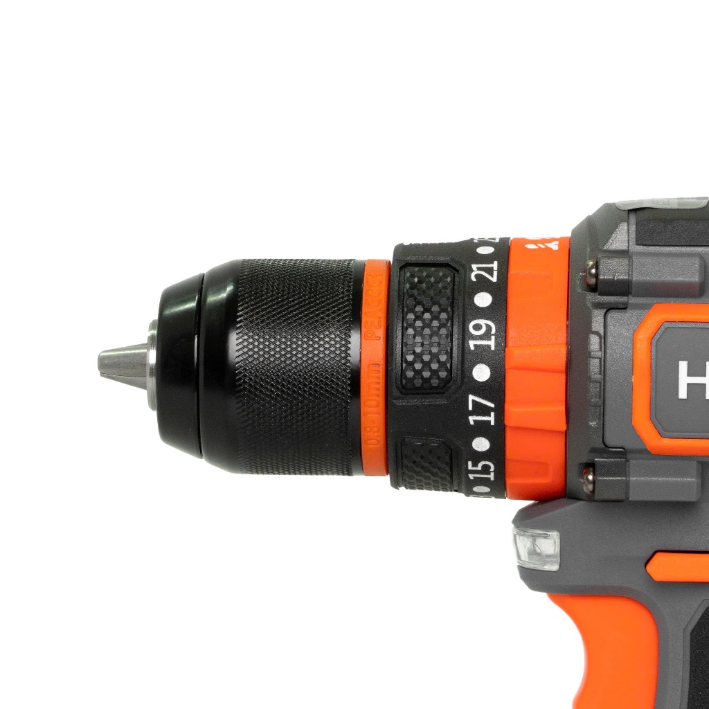 Máy khoan pin HUKAN G1-D45F, Lực siết 45Nm, 3 Chức năng - Đầu Autolock 10mm - Không chổi than