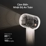 Máy sấy tóc Innoyo Plasma AI - 1 tỷ Plasma ion kép, màn hình cảm ứng, tích hợp AI, 7 chế độ sấy - Bảo hành 24 tháng — ảnh 6