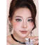Lens mắt FC-406 Gray màu xám mắt mèo light sáng, viền đen, size lớn - thương hiệu LUNA EYES