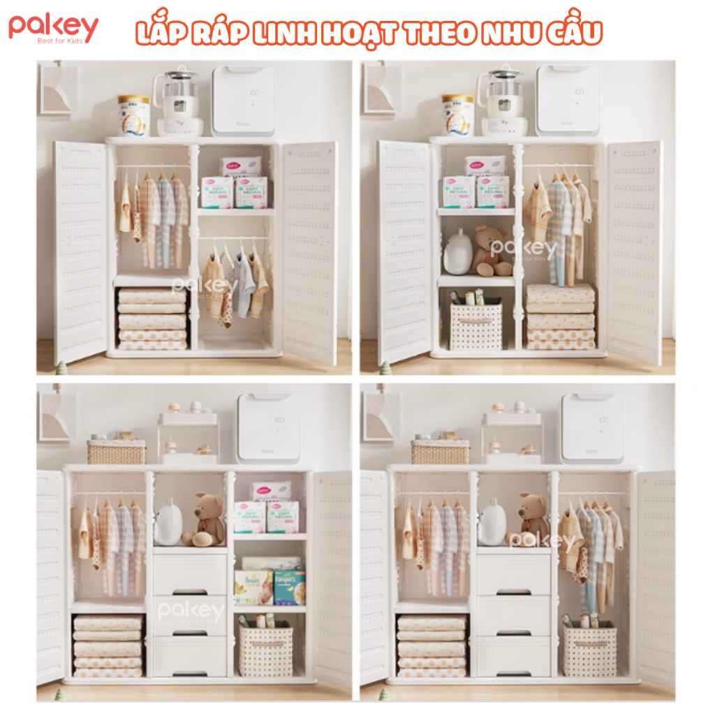 [NEW] Kệ Đựng Đồ 2IN1 Có Ngăn Treo Tiện Lợi, Kệ Tủ Đa Năng Có Tấm Hậu Khép Kín Ngăn Bụi Bẩn, Côn Trùng Tải Trọng Lớn