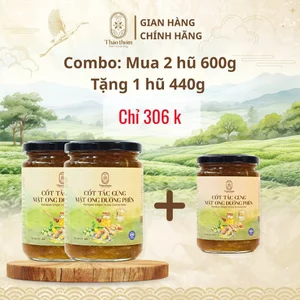 Tắc Gừng Mật Ong Đường Phèn Thảo Thơm, Gừng Nhiều Hơn, Cốt Sánh Hơn, Hũ 600gram