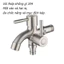 Vòi nước đôi cho máy giặt bằng thép không gỉ 304, vòi nước đa năng, hai lỗ xả nước.