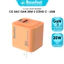 Củ Sạc Nhanh 20W-30W Basefast GaN3 2 Cổng Type-C Và USB Cho 8-17Prm & Adroid