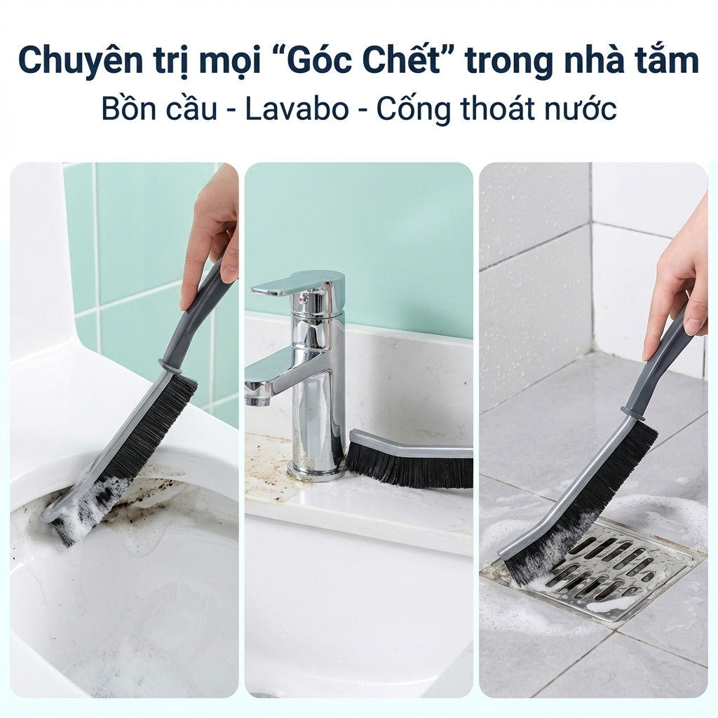 Sử dụng Cọ Vệ Sinh Đa Năng Cao Cấp trong đời sống