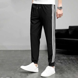 ⚡️ GIÁ SỐC ⚡️ Quần jogger unisex thể thao phối sọc nam nữ chất vải nỉ thu đông tập GYM năng động L