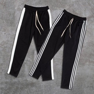 ⚡️ GIÁ SỐC ⚡️ Quần jogger unisex thể thao phối sọc nam nữ chất vải nỉ thu đông tập GYM năng động L