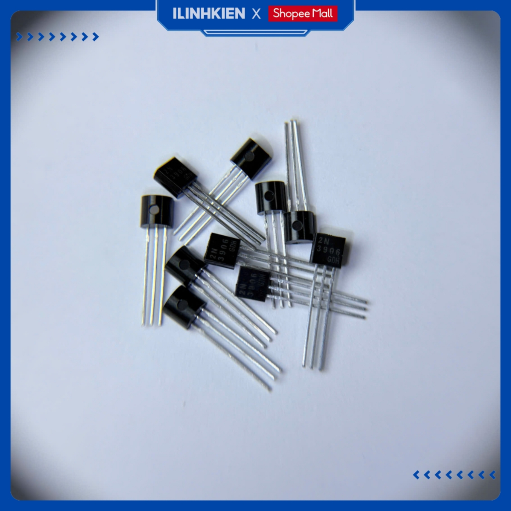 Transistor 2N3904 2N3906 0.2A 40V SOT-23 TO-92 túi 10 con ILinhkien