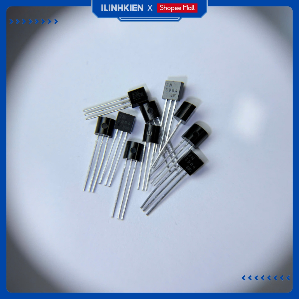 Transistor 2N3904 2N3906 0.2A 40V SOT-23 TO-92 túi 10 con ILinhkien