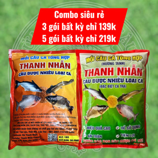 Mồi câu cá tổng hợp Thanh Nhẫn mồi tanh ( hàng chính hãng)