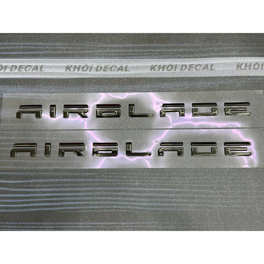 Tem airblade chữ nổi 2026 Zin chuẩn hãng