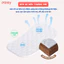 Nôi Cũi Nhựa Cao Cấp Cho Bé, Nôi Nhựa Đa Năng 3 Mức Điều Chỉnh Độ Cao Tiện Lợi Tặng Kèm 3 Khay Đựng Đồ Cho Bé