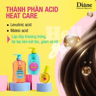 Combo dầu gội xả giữ màu tóc nhuộm Hello, Diane! Goodbye Damage Repairing 400ml*2