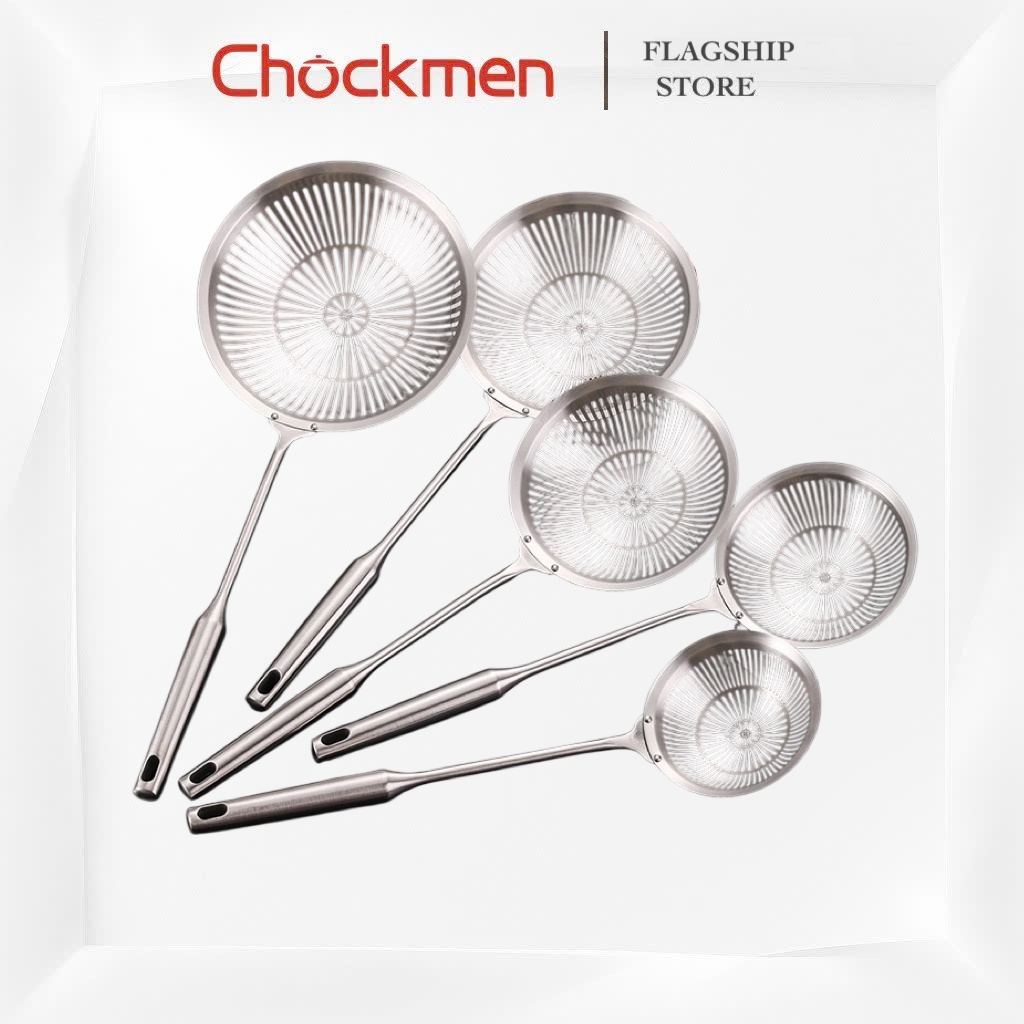 Vớt Lẩu KINSGEM by Chockmen Inox Cao Cấp Muôi Thủng Trụng Vớt Rây Lọc Trần Đồ Nhà Bếp