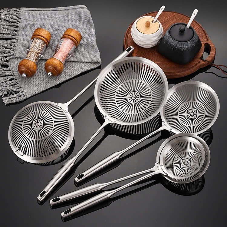 Vớt Lẩu KINSGEM by Chockmen Inox Cao Cấp Muôi Thủng Trụng Vớt Rây Lọc Trần Đồ Nhà Bếp
