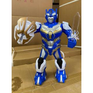 Đồ chơi robot chạy pin xoay 360 độ có nhạc và đèn phát sáng