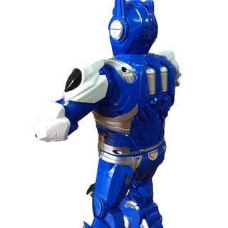 Đồ chơi robot chạy pin xoay 360 độ có nhạc và đèn phát sáng