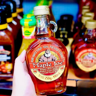 Siro Lá Phong Nguyên Chất Maple Joe 250ml Hương Vị Tự Nhiên, Sánh Mịn Nguyên Chất Dùng Cho Pancake