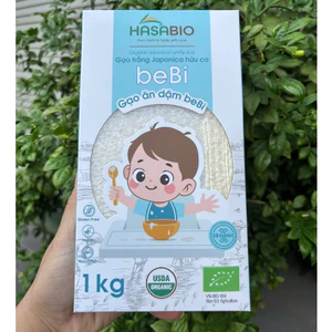 Gạo ăn dặm cho bé Japonica - gạo tươi xát dối - gạo trắng cho bé từ 6 tháng