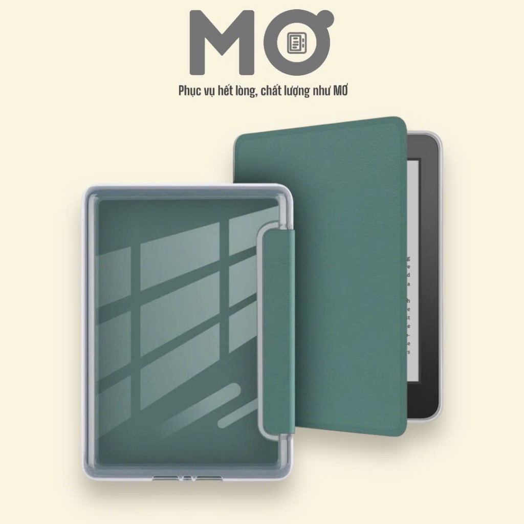 Bao da ốp lưng trong suốt màu Pastel dành cho Máy đọc sách Kindle Paperwhite 3-4-5-6 | Basic 2022/2024 | BigBuy360 - bigbuy360.vn