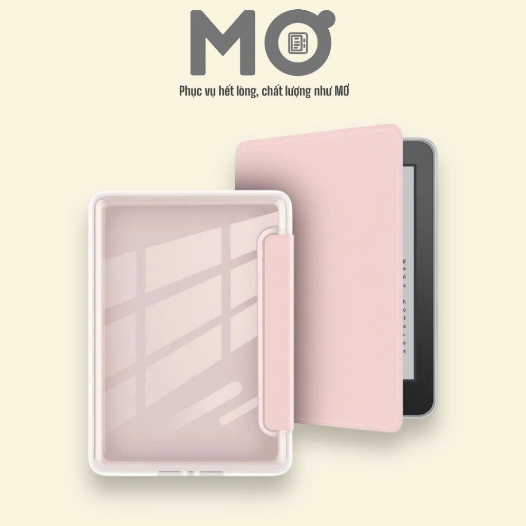 Bao da ốp lưng trong suốt màu Pastel dành cho Máy đọc sách Kindle Paperwhite 3-4-5-6 | Basic 2022/2024 | BigBuy360 - bigbuy360.vn